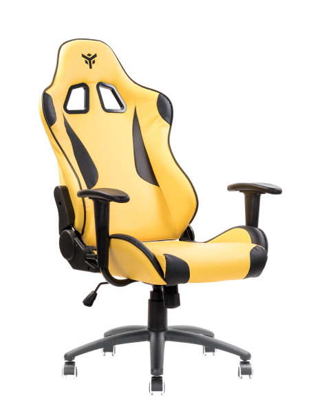 PLAYCOM PM20 Universal gaming chair Padded seat, Black/Yellow