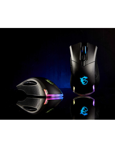 CLUTCH GM50 RGB Optical FPS Gaming Mouse '7200 DPI Optical Sensor, 6 Programmable button, 3-Zone RGB, Ergonomic design, OMRON S