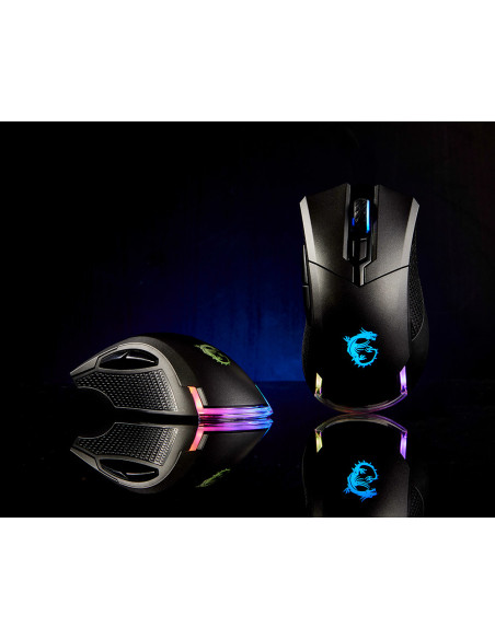 CLUTCH GM50 RGB Optical FPS Gaming Mouse '7200 DPI Optical Sensor, 6 Programmable button, 3-Zone RGB, Ergonomic design, OMRON S