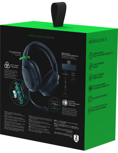 Barracuda X Wireless Cuffie Gaming Multipiattaforma
