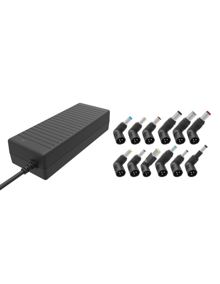 120W Alimentatore Universale per Notebook con 12 connettori 1xUSB-A(5Vx1A) 100/240V AC  9.5/24VDC