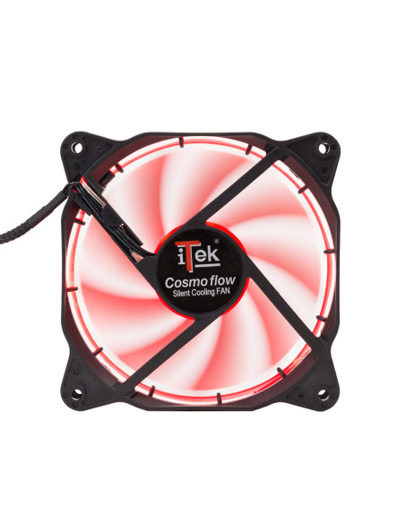 120mm Cosmo Flow Silent Fan - Red