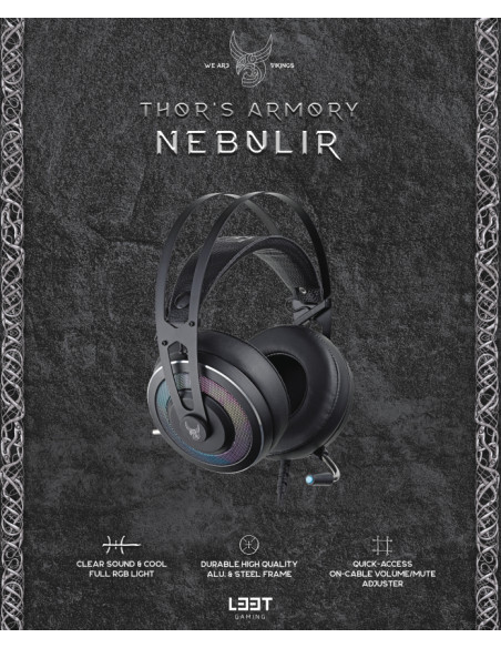 NEBULIR - GAMING HEADSET RGB