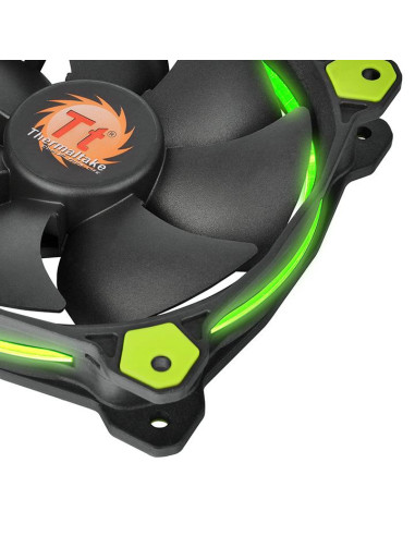 140mm Riing 14 LED Green 140X140X25mm
