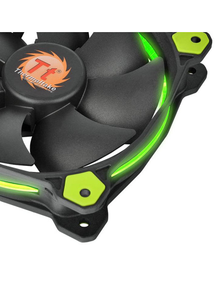 140mm Riing 14 LED Green 140X140X25mm