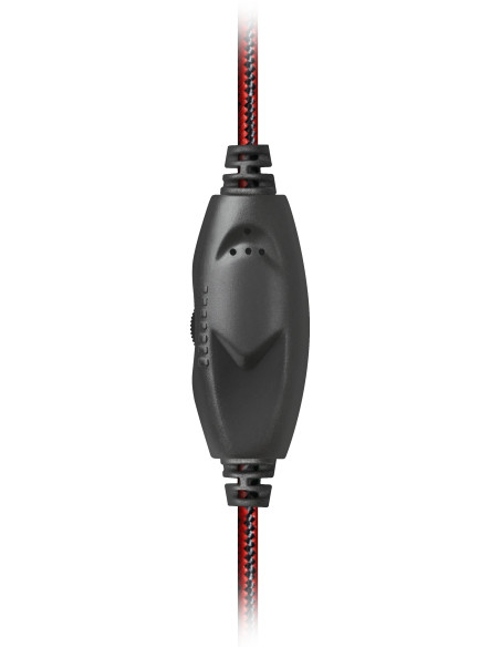 WARHEAD G-370, CUFFIE CON MICROFONO, LED ROSSO
