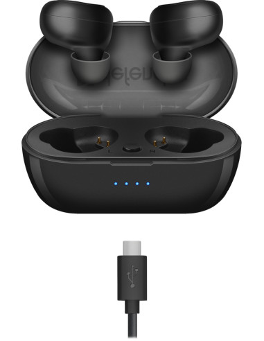 TWINS 638, AURICOLARI BLUETOOTH 5.0, NERO