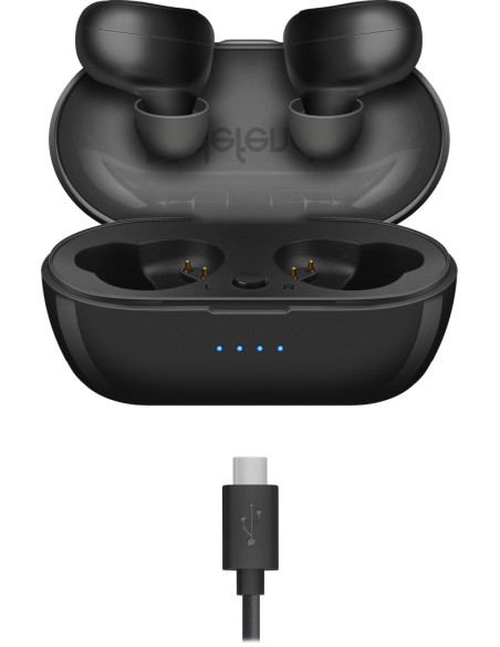 TWINS 638, AURICOLARI BLUETOOTH 5.0, NERO