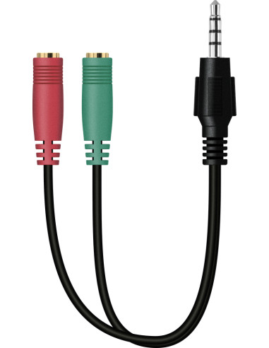 SCRAPPER 500, CUFFUIE GAMING CON MICROFONO, NERO/BLUE