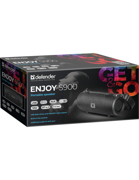 ENJOY S900, CASSA BLUETOOTH 5.0 10W, NERO