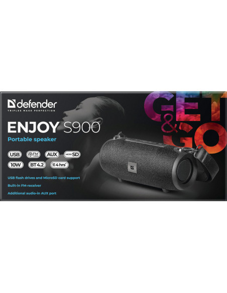 ENJOY S900, CASSA BLUETOOTH 5.0 10W, NERO