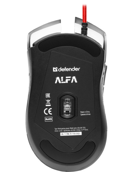 ALFA GM-703L, 800-3200 DPI, RGB