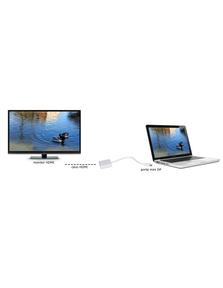 Mini DP - HDMI F