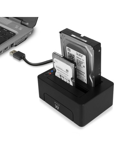 USB 3.1 Dual Docking Station 2,5" e 3,5" SATA