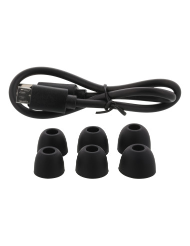 True Wireless Stereo in-ear, IPX6 charge case, black