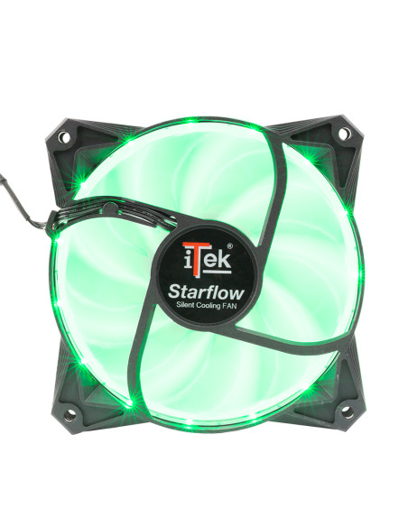 120mm Star Flow Silent Fan - Green