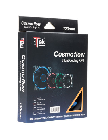120mm Cosmo Flow Silent Fan - Blue