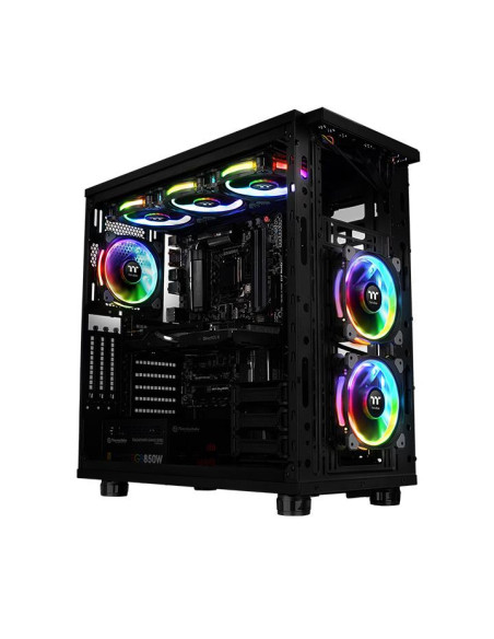 Riing Plus 12 RGB Radiator Fan 3x, LED Strip 3x e Controller Lumi Plus TT Premium Edition Combo Kit