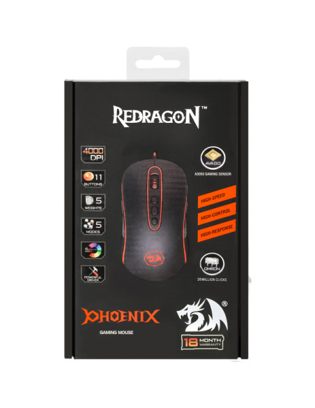 Phoenix 4000dpi 11tasti+scroll