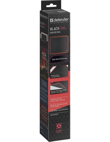 Black XXL game black (40x35,5)cm