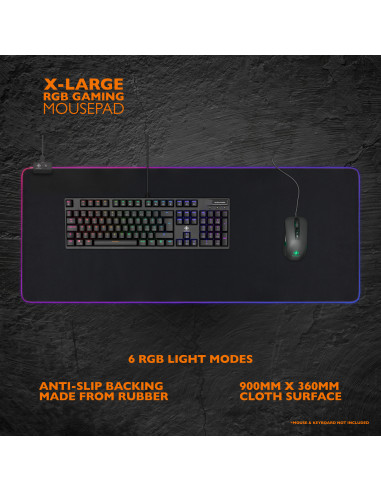 Gaming Mouse Pad RGB (900 X 360 X 4)mm