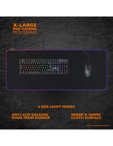 Gaming Mouse Pad RGB (900 X 360 X 4)mm