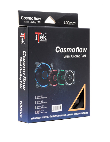 120mm Cosmo Flow Silent Fan - White