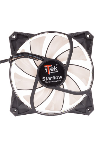 120mm Star Flow Silent Fan - White