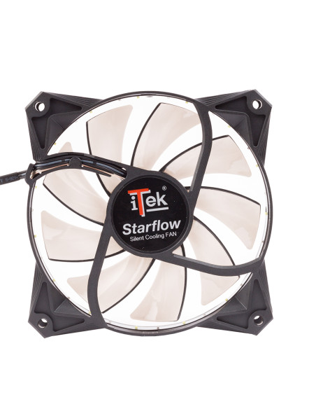 120mm Star Flow Silent Fan - White