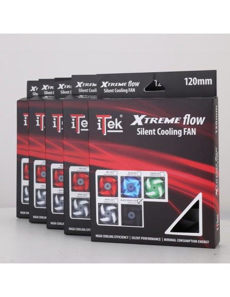 120mm Xtreme Flow Silent Fan - Green