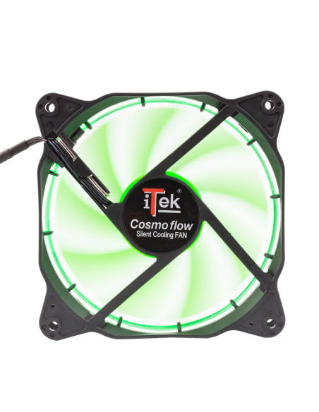 120mm Cosmo Flow Silent Fan - Green