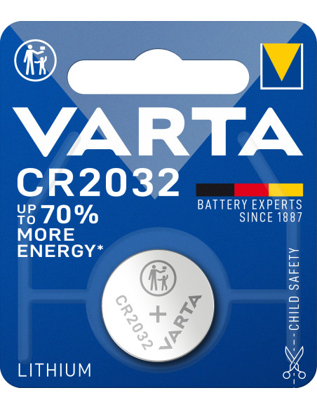 Batt. Bottone Litio CR2032 1 pz