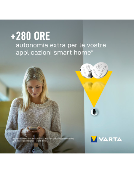 Batt. Bottone Litio CR2032 1 pz