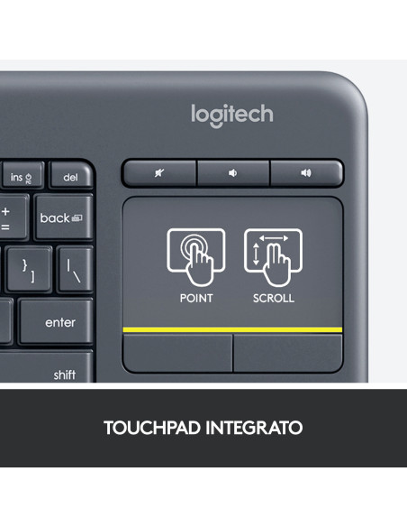Wireless Touch Keyboard K400 Plus