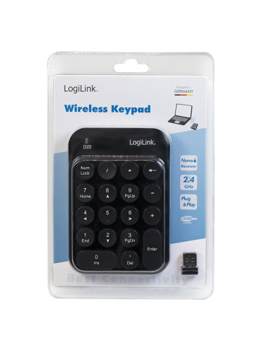 Wireless Keypad, 2.4 GHz