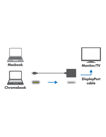 USB-C 3.1 to DisplayPort adapter