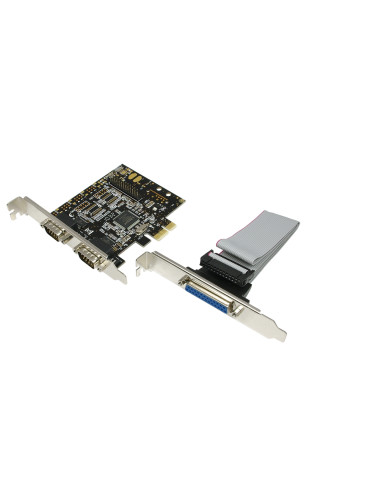 PCI Express Card, 2x Serial & 1x Parallel