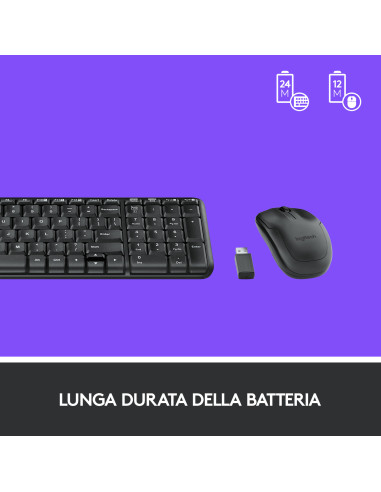 MK220 Mouse + Tastiera