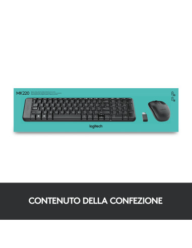 MK220 Mouse + Tastiera