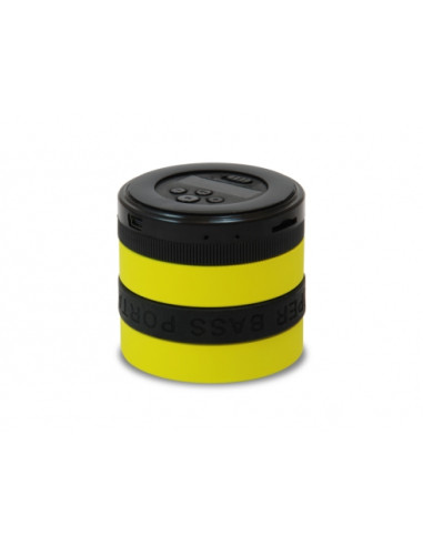 Bluetooth Super Bass Speaker antracite / yellow