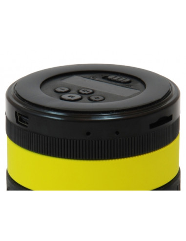 Bluetooth Super Bass Speaker antracite / yellow