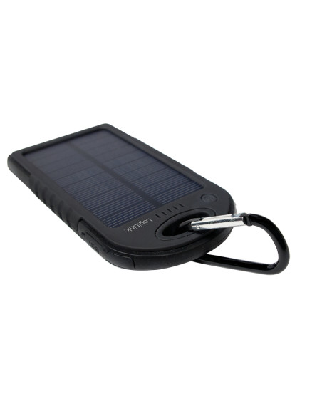 5000 mAh - Power Bank Solare,  2 porte USB