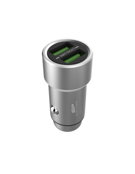 3,6A 5V 2x USB, Argento