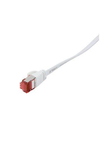 20,00 mt Flat Cat6 RJ45 U/FTP Bianco