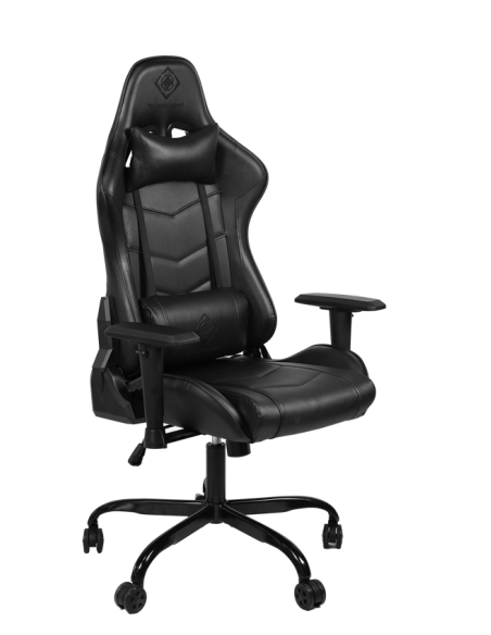 Gaming Chair DC210 ergonomica, ecopelle, black, doppio cuscinetto nuca-schiena Gaming Chair DC210 ergonomica, ecopelle, black, doppio cuscinetto nuca-schiena