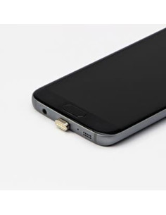 USB (2.0) Adapter - USB C (3.1), silver, reduction for magnetic cable 2