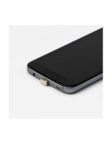 USB (2.0) Adapter - USB C (3.1), silver, reduction for magnetic cable