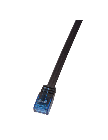 3,00 mt - Flat Cat.6A U/UTP black 3,00 mt - Flat Cat.6A U/UTP black