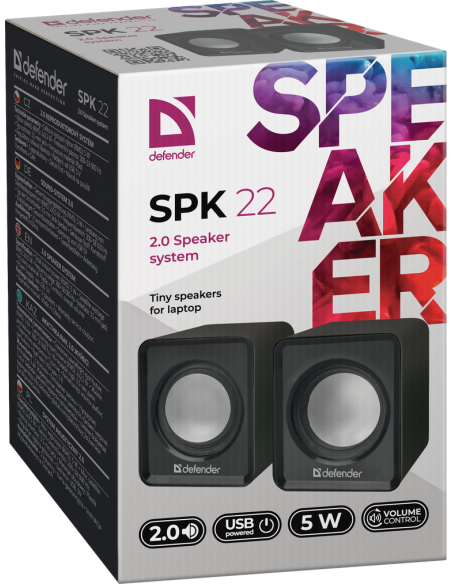 SPK 22, MINI CASSE 2.0 5W USB