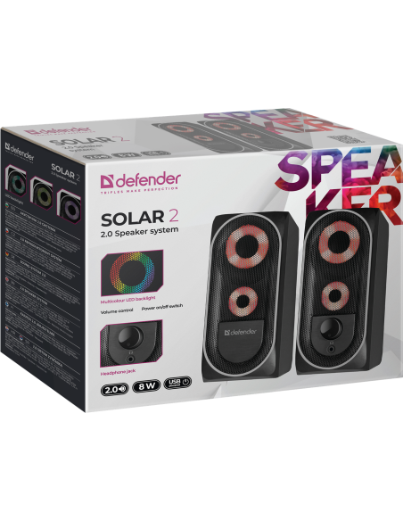 SOLAR 2, CASSE 2.0 8W, LED